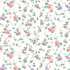122765 Priory Coral Pink Wallpaper by Laura Ashley