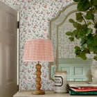 122765 Priory Coral Pink Wallpaper by Laura Ashley