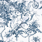 122767 Tuileries Midnight Blue Wallpaper by Laura Ashley