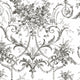 Tuileries Charcoal Grey Wallpaper by Laura Ashley