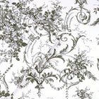 122768 Tuileries Charcoal Grey Wallpaper by Laura Ashley