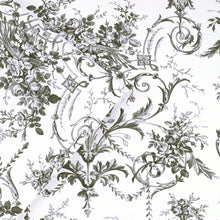 122768 Tuileries Charcoal Grey Wallpaper by Laura Ashley