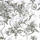 122768 Tuileries Charcoal Grey Wallpaper by Laura Ashley