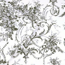 122768 Tuileries Charcoal Grey Wallpaper by Laura Ashley
