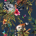 Lemur Midnight Blue Wallpaper by Holden