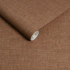 124091 Rustic Weft Clay Wallpaper by Graham and Brown