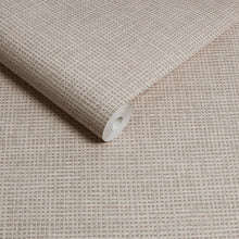 124095 Rustic Weft Praline Wallpaper by Graham and Brown