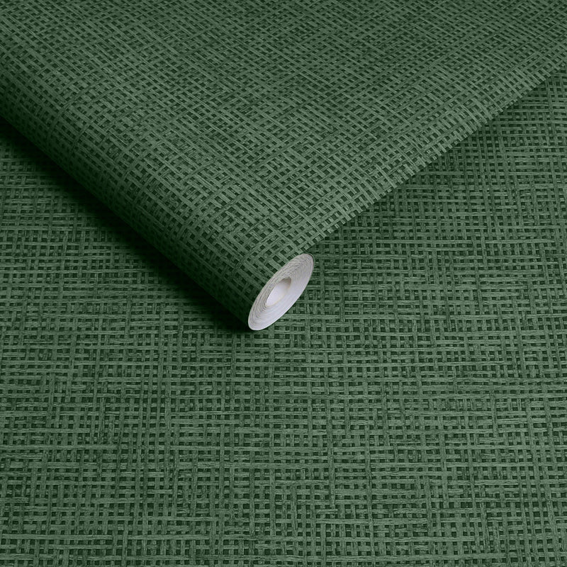 124097 Rustic Weft Palm Wallpaper by Graham and Brown