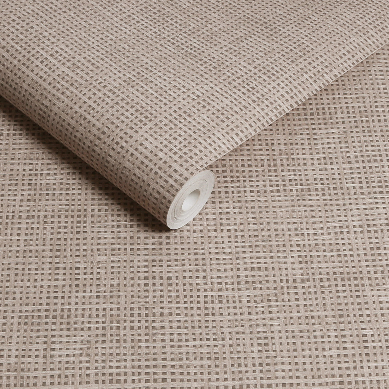 124100 Rustic Weft Stone Wallpaper by Graham and Brown