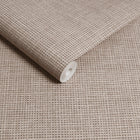 124100 Rustic Weft Stone Wallpaper by Graham and Brown