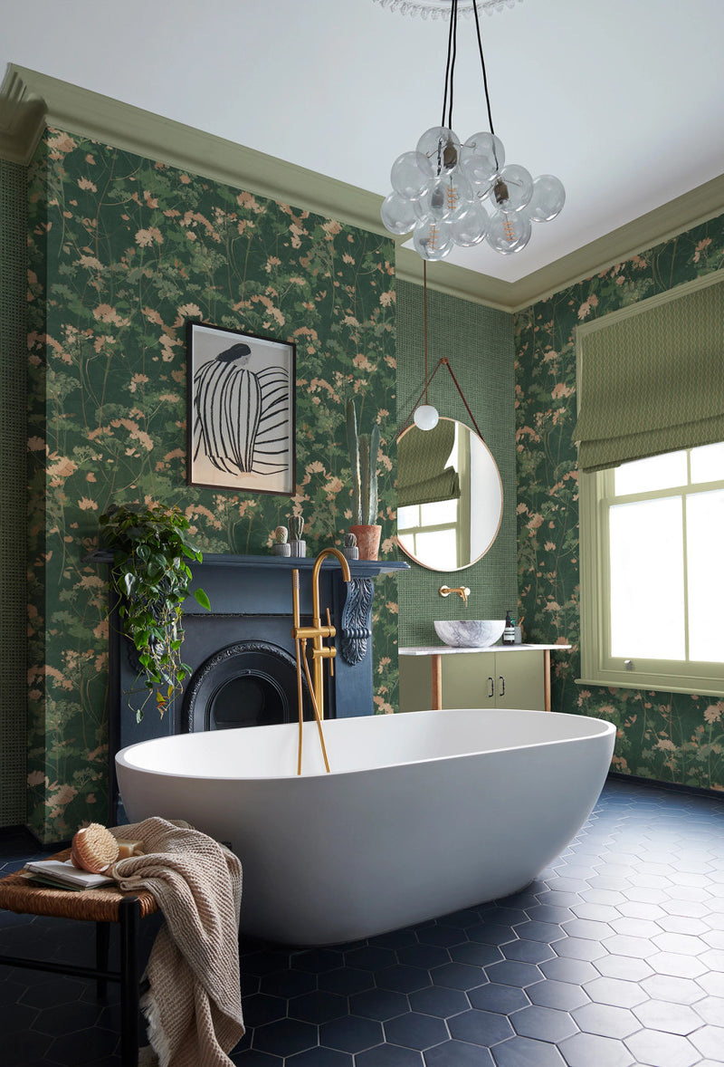 124102 Flower Press Wallpaper by Graham and Brown