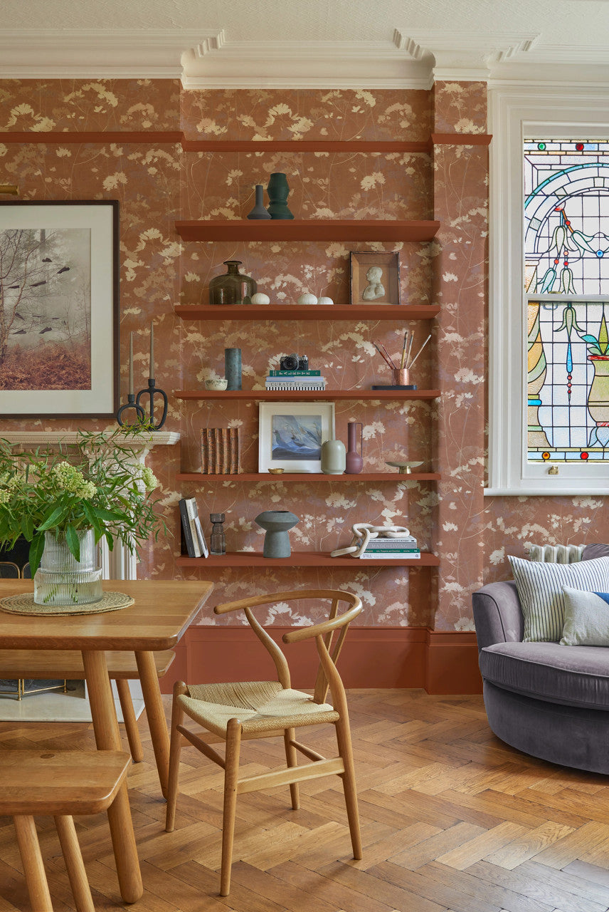 124107 Flower Press Wallpaper by Graham and Brown