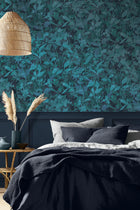 124116 Fleur Midnight Wallpaper by Graham and Brown