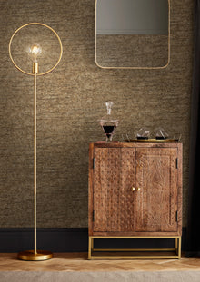 124132 Vincenzo Gold Wallpaper by Graham and Brown