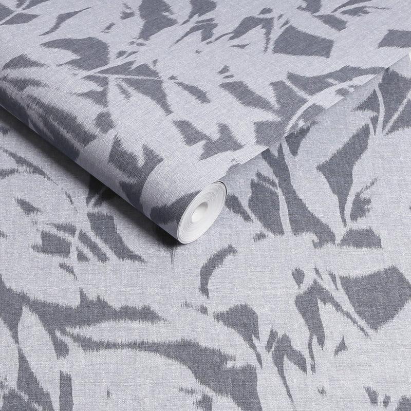 124146 Shadow Play Denim Wallpaper by Graham and Brown