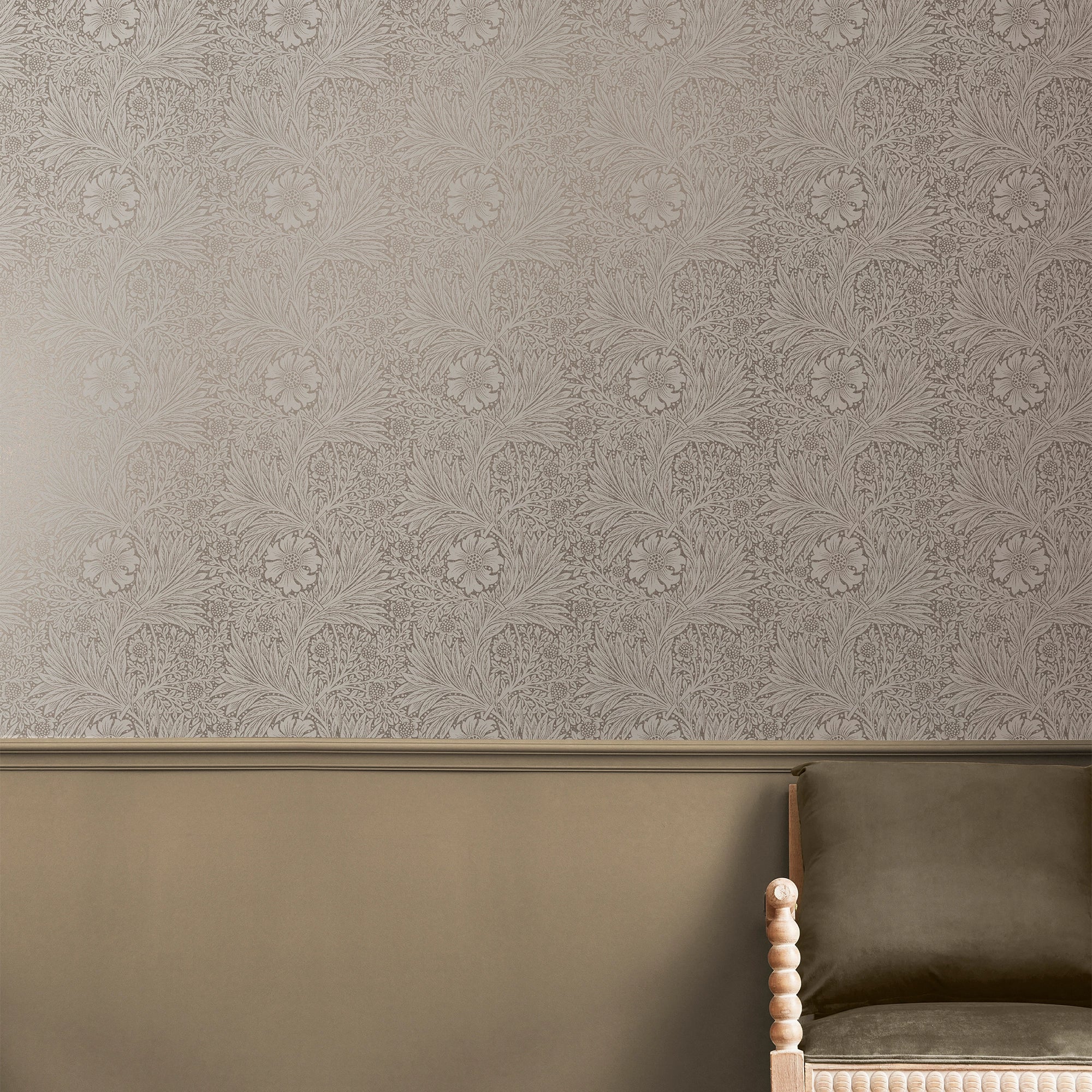 124257 Marigold Fibrous William Morris at Home by Graham Brown