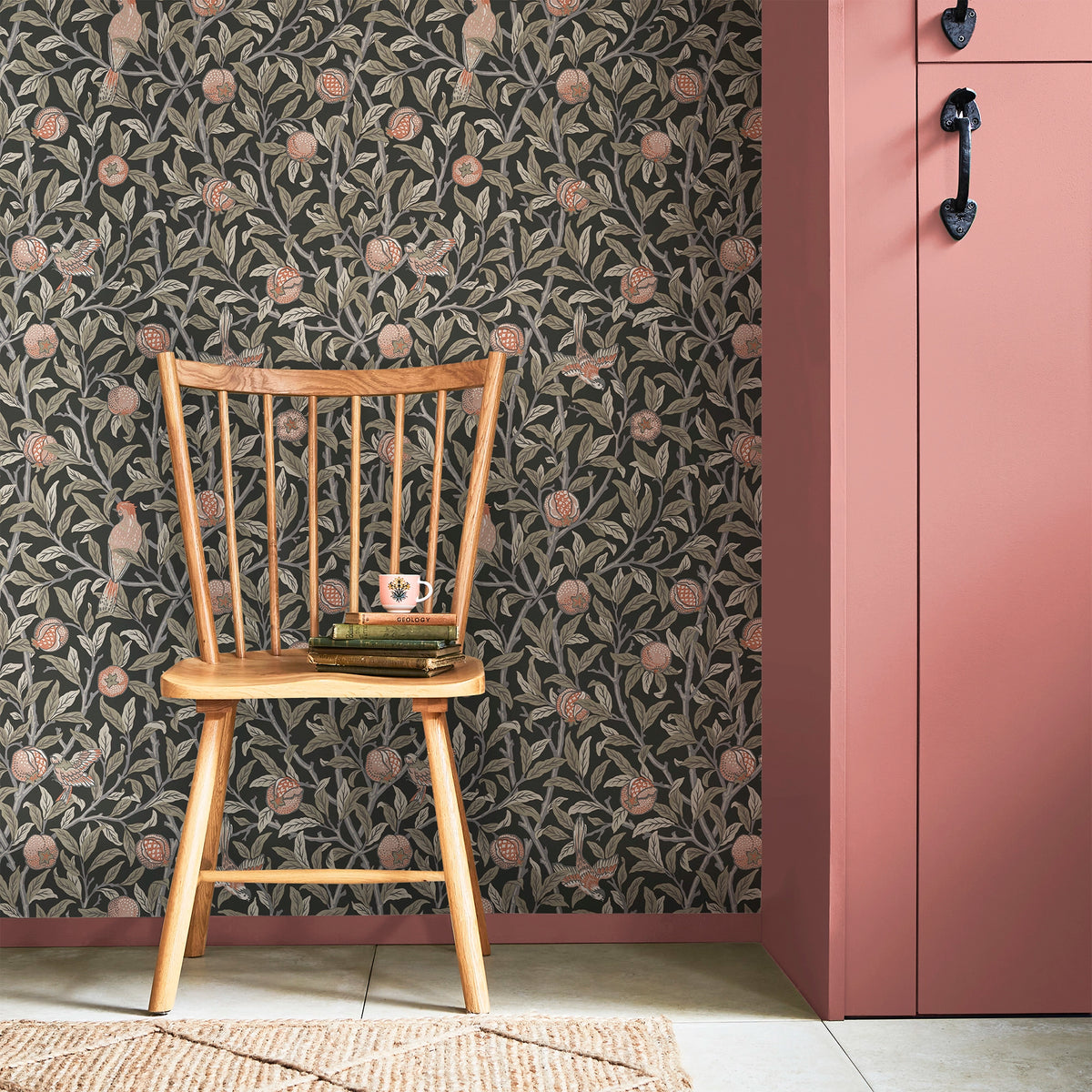 Bird & Pomegranate Wallpaper by William Morris at Home