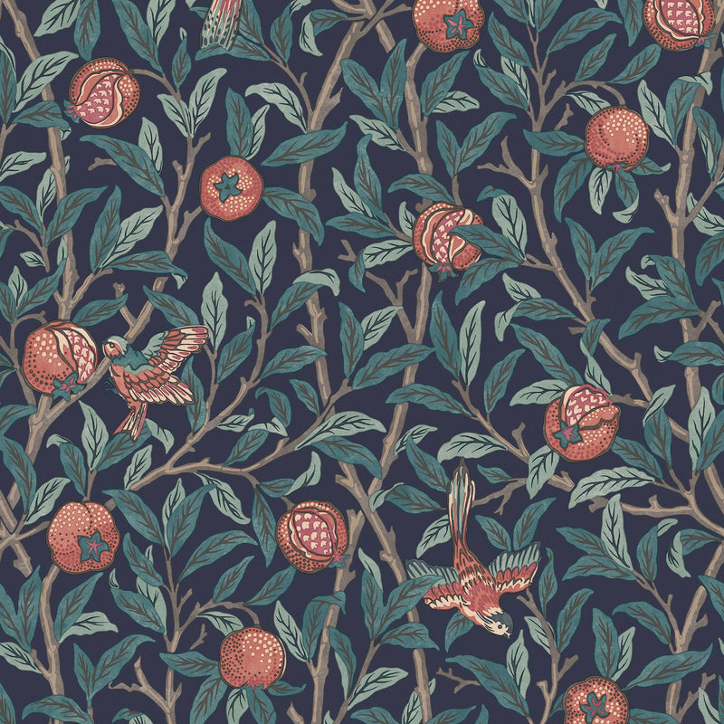 Bird & Pomegranate Wallpaper by William Morris at Home