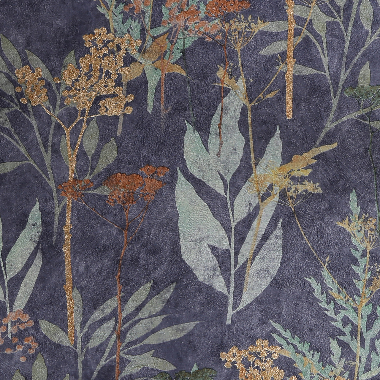 125062 Solstice Navy Copper Superfresco Easy Wallpaper