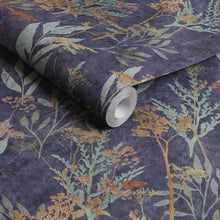 125062 Solstice Navy Copper Superfresco Easy Wallpaper