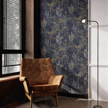 125062 Solstice Navy Copper Superfresco Easy Wallpaper