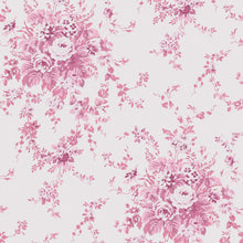 125126 Garden Floral Pink Tonal Wallpaper by Rachel Ashwell