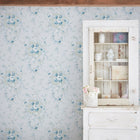 125128 Garden Floral Soft Blue Wallpaper by Rachel Ashwell