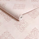 Diamond Motif Pink Wallpaper by Rachel Ashwell