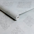 Diamond Motif Blue Wallpaper by Rachel Ashwell