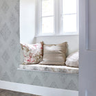125137 Diamond Motif Blue Wallpaper by Rachel Ashwell