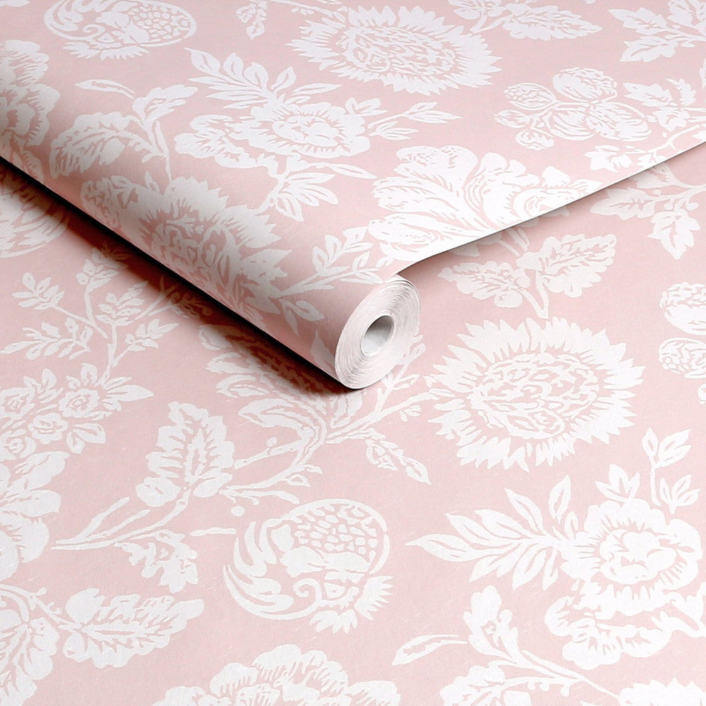 125140 Stipple Pink Wallpaper by Rachel Ashwell