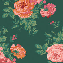125496 Archive Rose Green Wallpaper by Cath Kidston