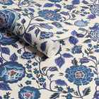 125498 Strawberry Garden Blue Wallpaper by Cath Kidston
