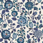 125498 Strawberry Garden Blue Wallpaper by Cath Kidston