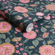 Strawberry Garden Navy Wallpaper by Cath Kidston