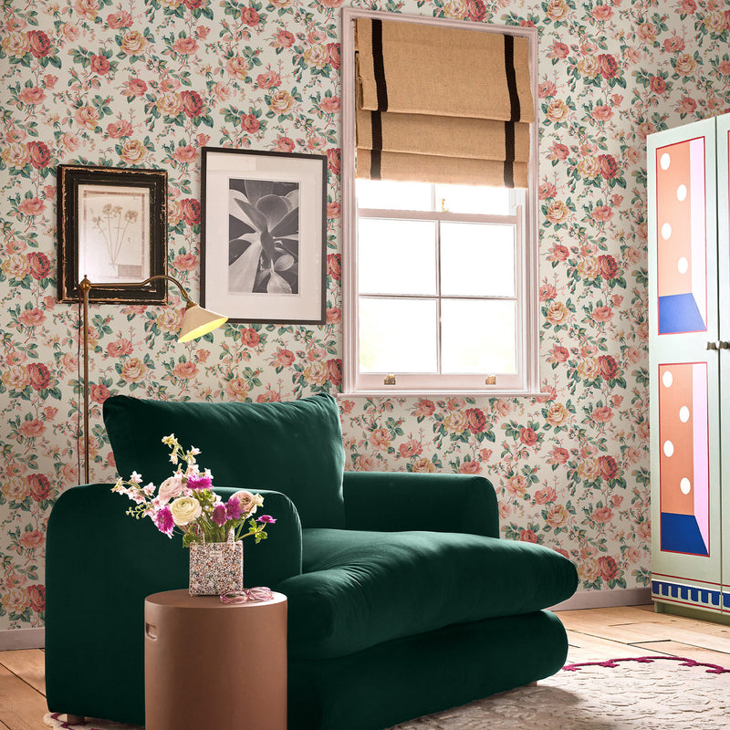 125501 Garden Rose Autumn Wallpaper by Cath Kidston