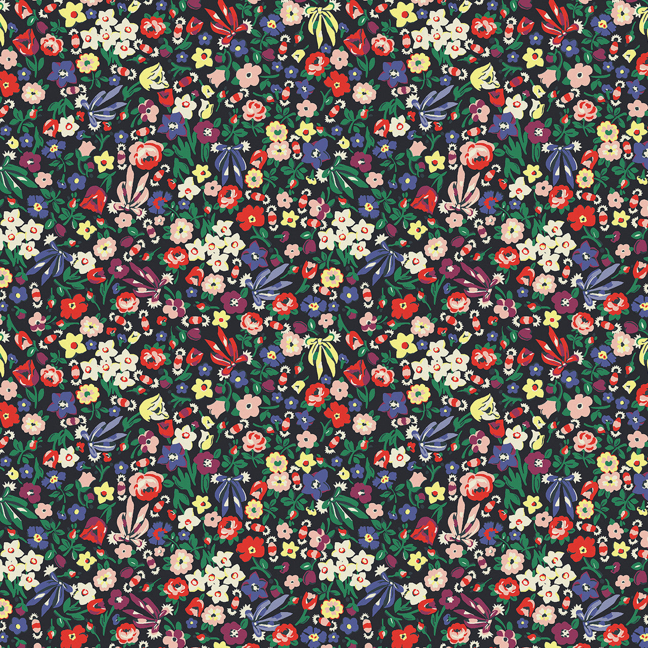 125505 Harmony Ditsy Night Wallpaper by Cath Kidston