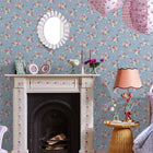 125507 Clifton Floral Blue Wallpaper by Cath Kidston