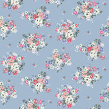 125507 Clifton Floral Blue Wallpaper by Cath Kidston
