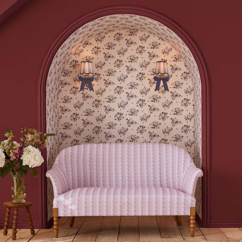 125509 Clifton Floral Cream Wallpaper by Cath Kidston