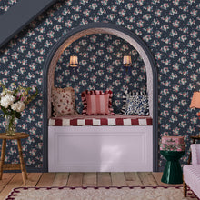125510 Clifton Floral Navy Wallpaper by Cath Kidston