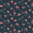 125512 Rows and Bows Navy Wallpaper by Cath Kidston