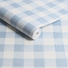 125514 Painted Gingham Blue Wallpaper by Cath Kidston