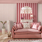 125515 Painted Gingham Pink Wallpaper by Cath Kidston
