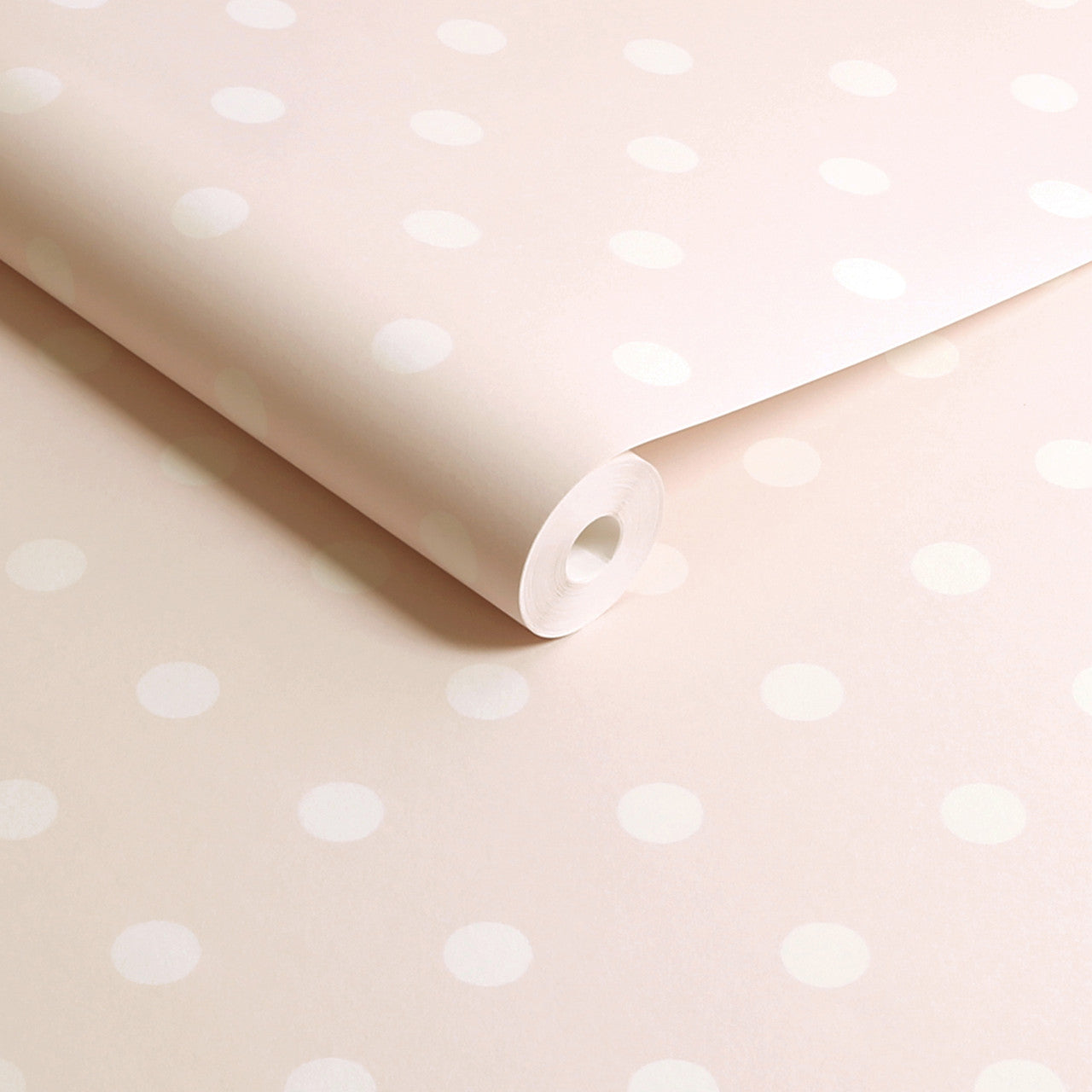 125520 Button Spot Pink Wallpaper by Cath Kidston