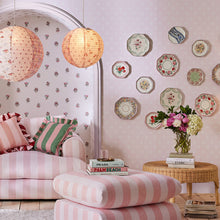 125520 Button Spot Pink Wallpaper by Cath Kidston