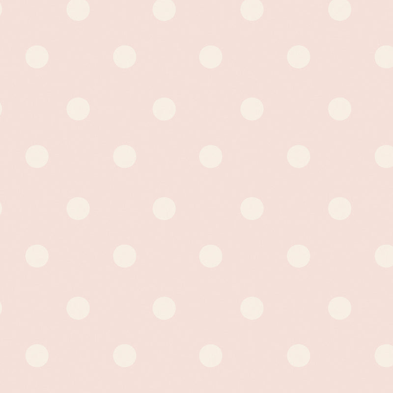 125520 Button Spot Pink Wallpaper by Cath Kidston