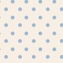 125522 Button Spot Blue Wallpaper by Cath Kidston