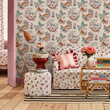 125527 Painted Kingdom Natural Wallpaper by Cath Kidston