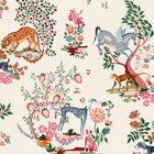 125527 Painted Kingdom Natural Wallpaper by Cath Kidston